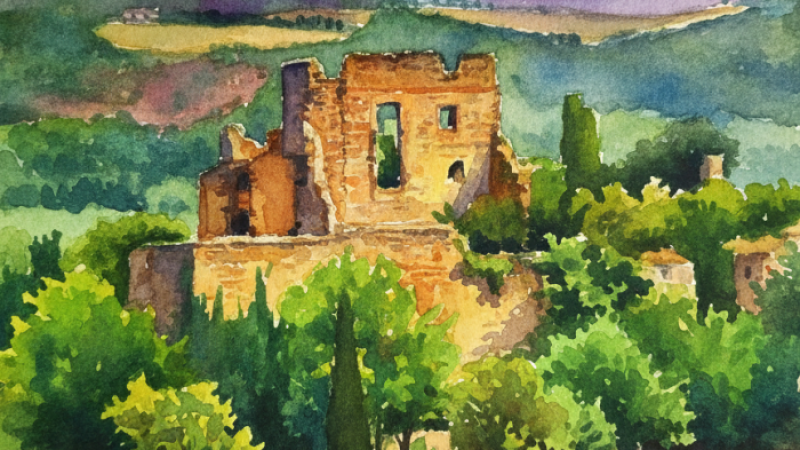 CHÂTEAU DE COUSTAUSSA (Katharerburg)